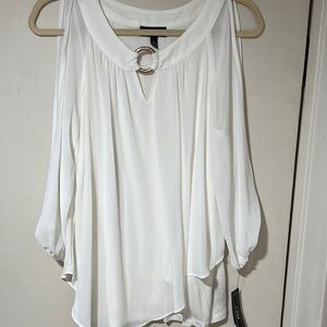 A. Byer Off White Blouse size LG NEW with tags!